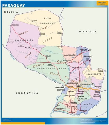 Mapa Paraguay