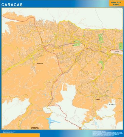 Mapa de Caracas gigante