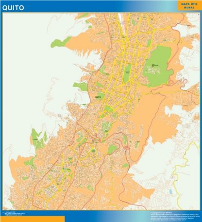 Mapa de Quito gigante